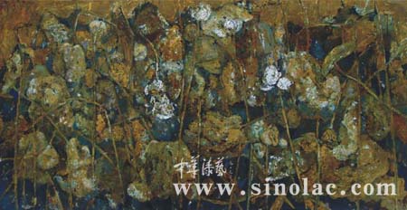 “漆人八艺”―当代漆艺作品展 残荷2005-2007年刘善林